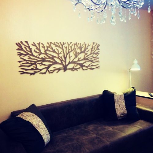 cnc laser cut wooden tree wall art free